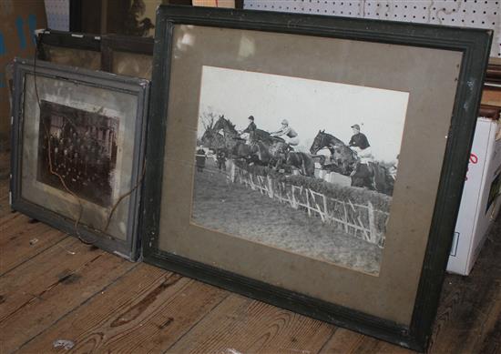 Group of 1920s racing photos